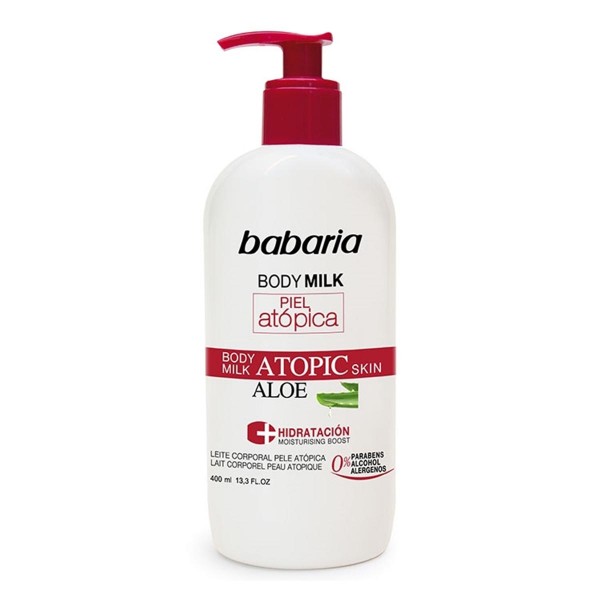 Babaria piel atopica leche corporal aloe 400ml